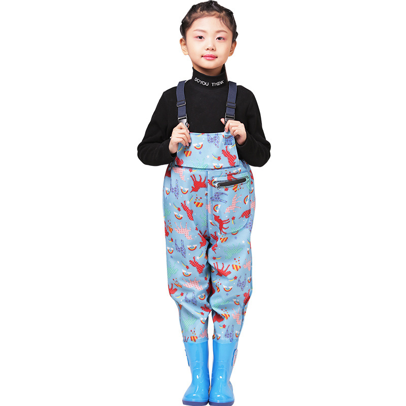 フィリピン向け男女兼用ソフト防水滑り止めゴム製レインブーツ、 - Fishing Waders のレビューと価格