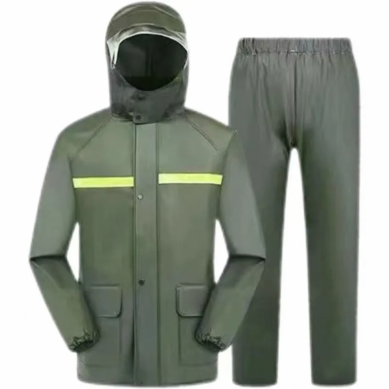 乗馬用レインコートとレインパンツスーツ、分割式サイクリング、 - Fishing Rain Suit のレビューと価格